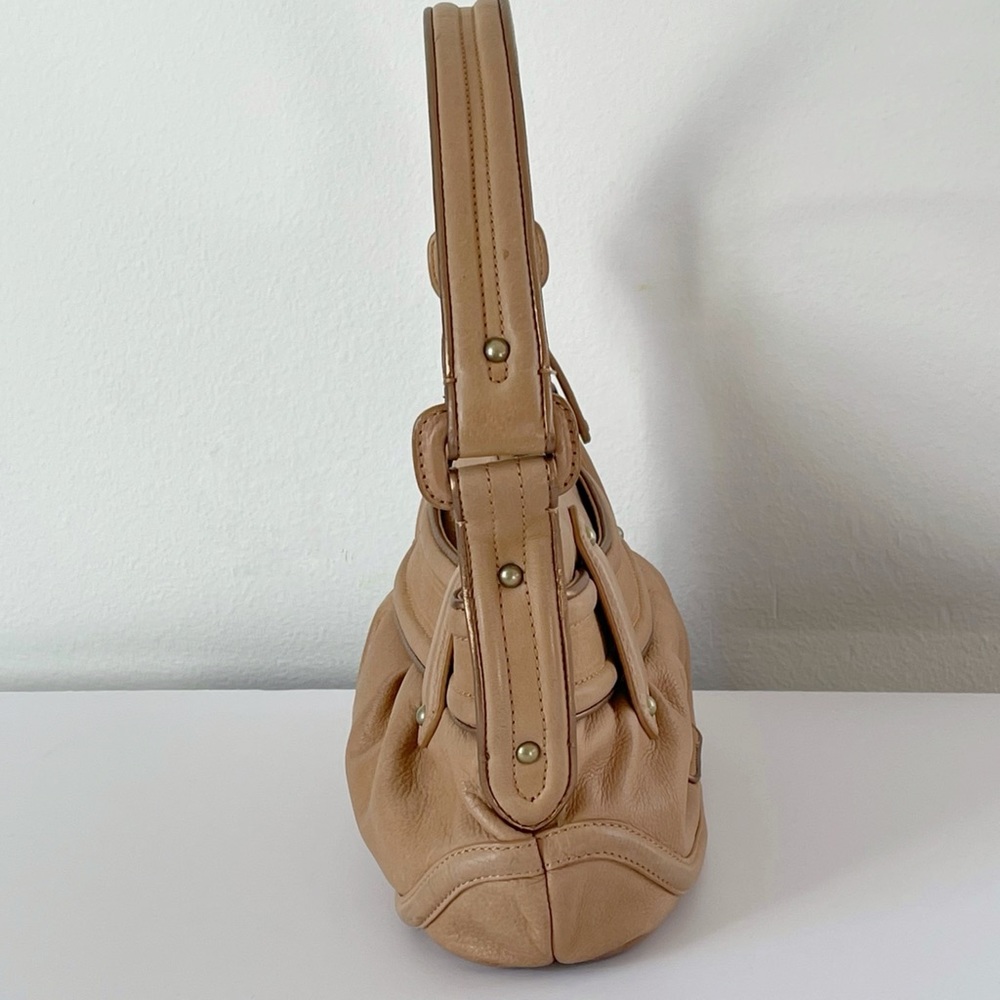 Cole Haan Kaylie Bag Tan Leather Hobo Shoulder Style Neutral Bag - Picture 4 of 10